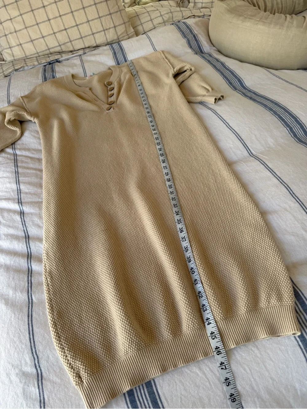 Free People Beach Hailee Sweater Dress in Au Lait Size Medium